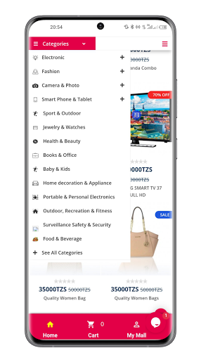 Zanzibarmall - Online Shopping Screen 3