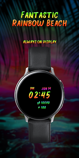 Fantastic Rainbow_Watchface Screenshot
