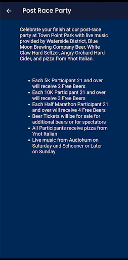 Norfolk Harbor Half Marathon Screen 3