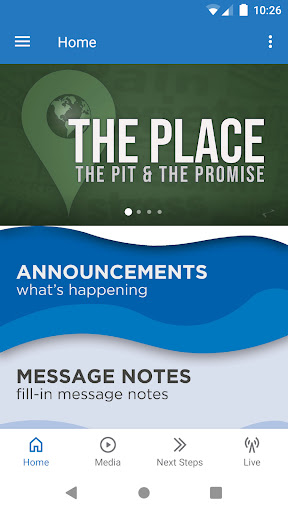 Android application Pathways Church App screenshort