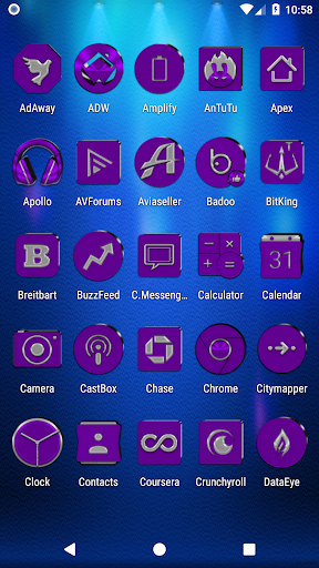 Purple Icon Pack Screen 3