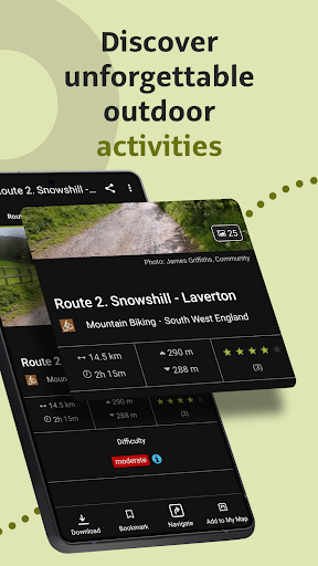 Screenshot of Outdooractive. Hike and Ride