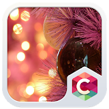Pink Christmas Lights CLaunche icon