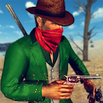 Cover Image of Скачать Western Cowboy Action Adventure: Street Gun Fire  APK