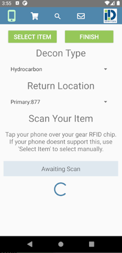 DECON Connect Screen 3