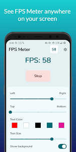 Real-time Display FPS Meter