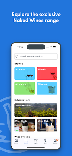 Android application Naked Wines Australia screenshort