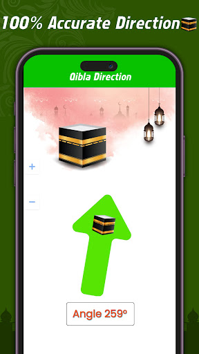 Qibla, GPS Compass Direction Screen 3