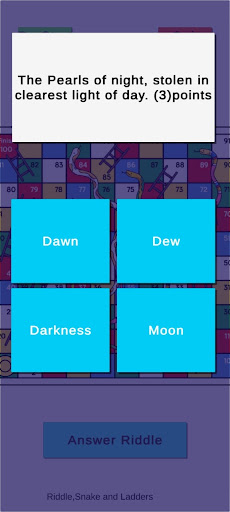 Riddle, Snake and Ladder Screen 2