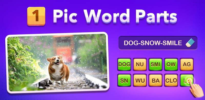 1 Pic Word Parts - Word Puzzle