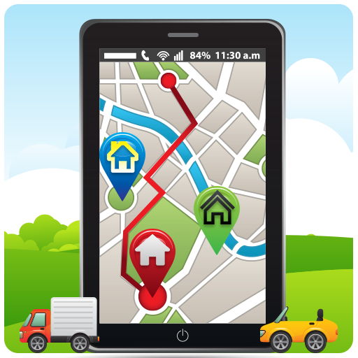 GPS Route Finder Adresse - Détecteur de routes GPS Télécharger sur Windows