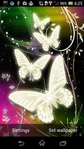 Android application Galaxy HD Live Wallpaper screenshort