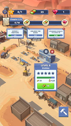 Frontier Town: Idle RPG - Screenshot 1