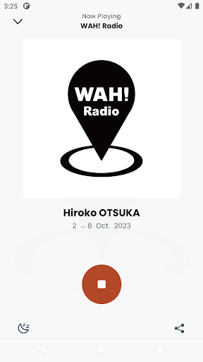WAH! Radio Screen 2