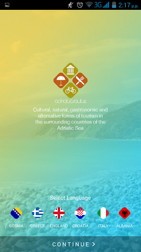 Android application Adriatic Route screenshort