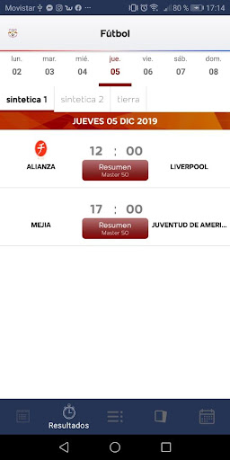 Liga Clemente Ballen Screen 3