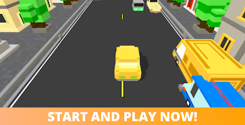 Blocky Cars - Highway Traffic