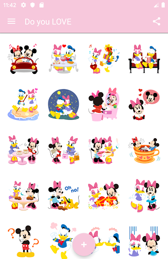 Android application WAStickerApps: Do you Love? St screenshort
