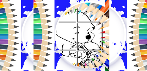 honey bear winie coloring Book