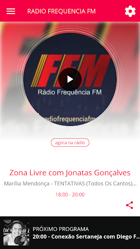 Android application RADIO FREQUENCIA FM screenshort