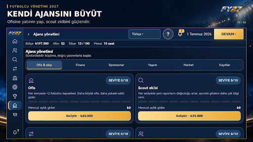 Footballer Management 2027 screenshot