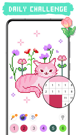 Pixel Art Games: Pixel Color Screen 2