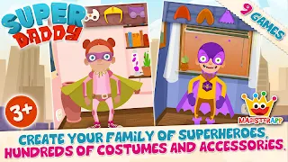 Super Daddy - Dress Up a Hero - Screenshot 2