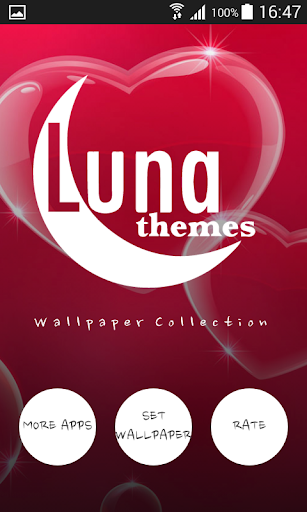 Android application Pink Glow Wallpapers screenshort