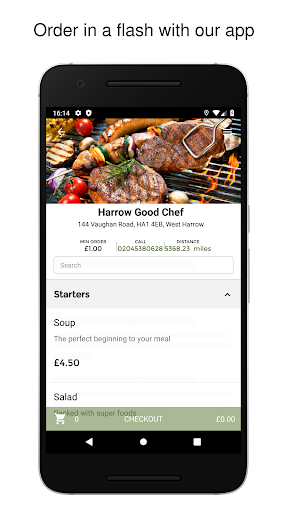Android application Harrow Good Chef screenshort