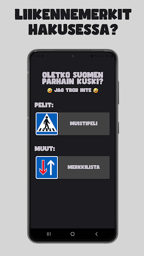 Android application Liikennemerkit screenshort