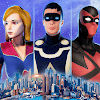 Flying Hero League Superheroes