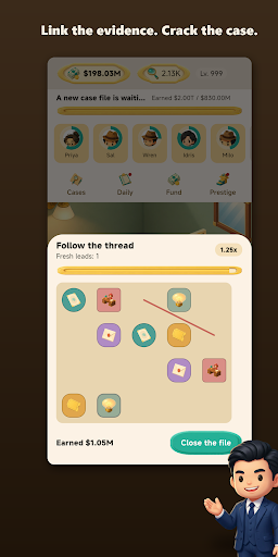 Riverside Files - Idle Tycoon screenshot 2