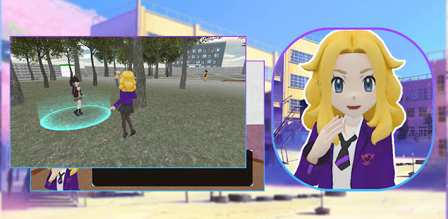 anime high school simulator 3D 1.0.1 APK screenshots 1