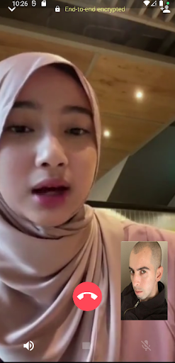 Hijaber Cewek Fake Video Call Screen 3