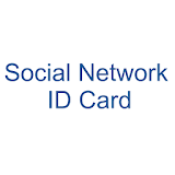 Social Network ID Card icon