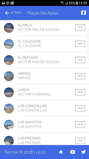 Playas Chile Screen 2