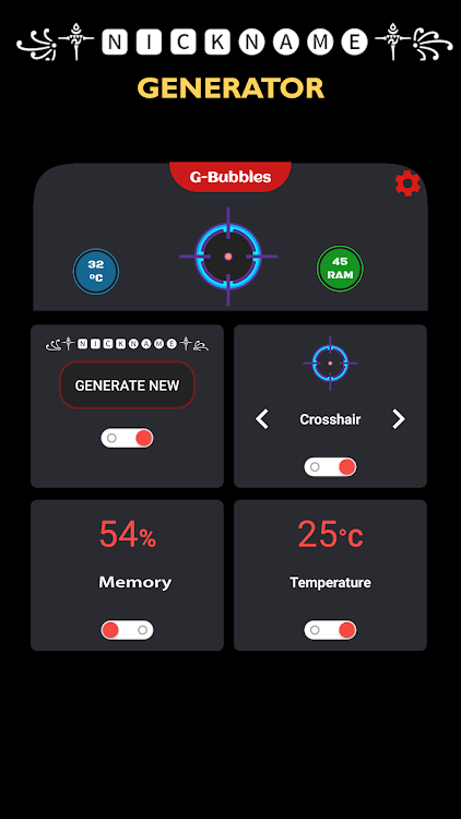 Crosshair & Nickname Generator - 65 - (Android)