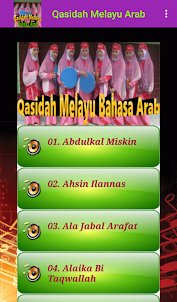 Lagu Qasidah Melayu Arab