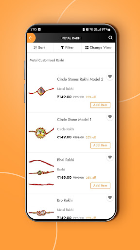 Android application Anus Cart screenshort