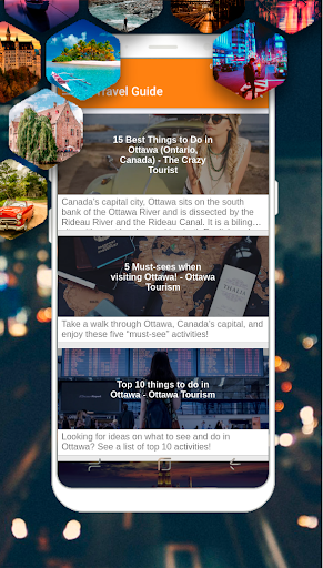 Android application Ottawa Travel Guide screenshort