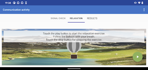 Android application BLErelax screenshort