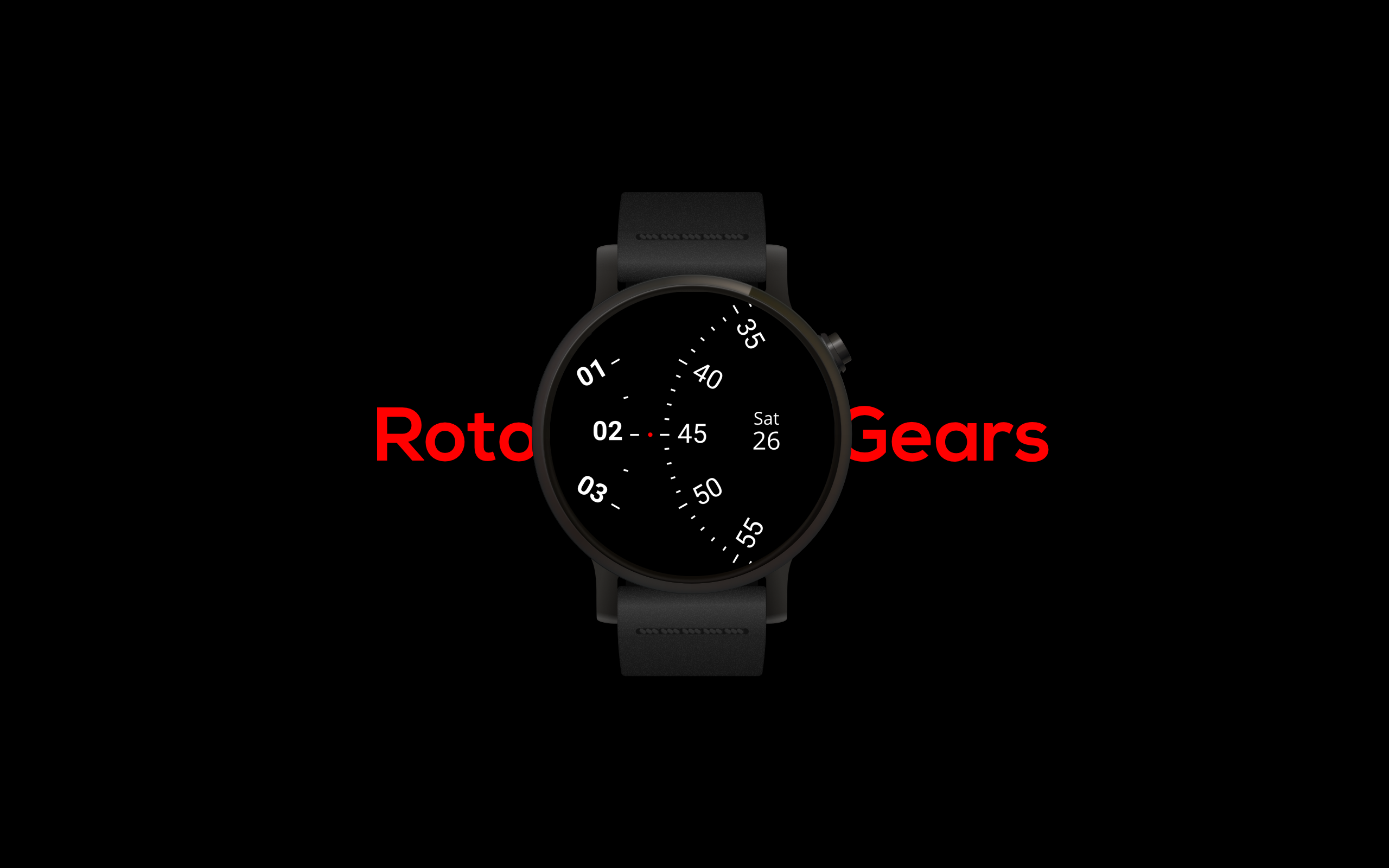 Android application Roto Gears Watch Face for Android Wear screenshort