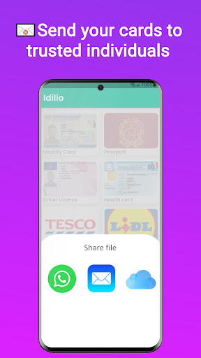 Idilio - identity card wallet Screen 3