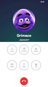 Grimace Monster Fake Call