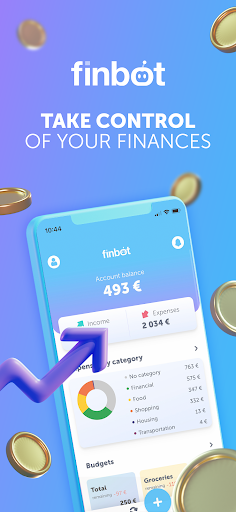 Android application Finbot screenshort