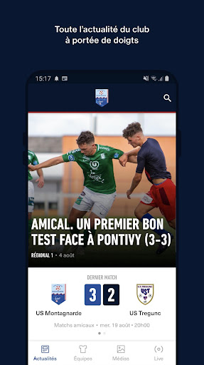 Android application US Montagnarde screenshort