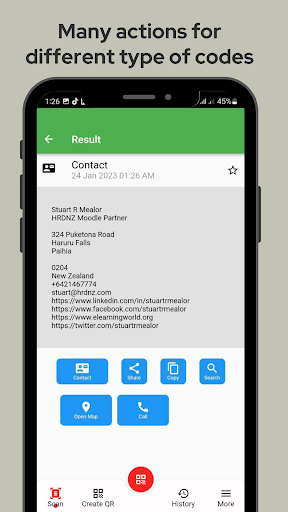 Fast QR Code Scanner - Creator Screen 2