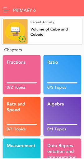 Android application HeyMath! Prep screenshort