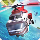 Mr. Blocky Police Helicopter Cops icon