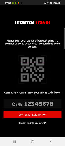 Android application Internal Travel screenshort